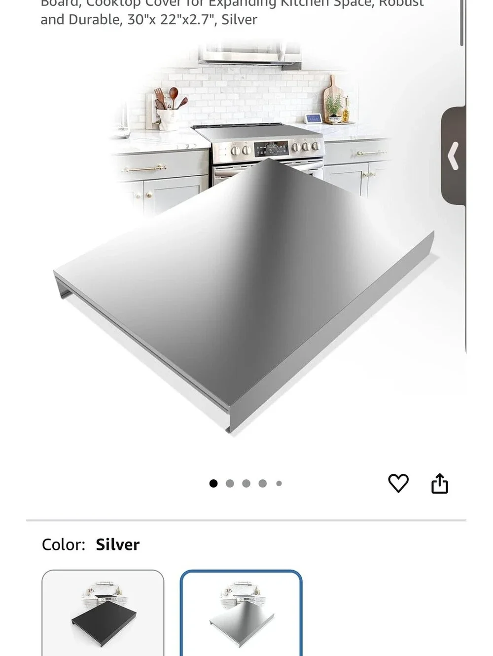 Stainless Steel Gas Stove Top Cover,